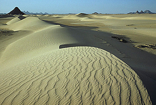 沙丘,排列,阿尔及利亚,撒哈拉沙漠