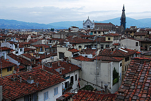 屋顶,佛罗伦萨,意大利