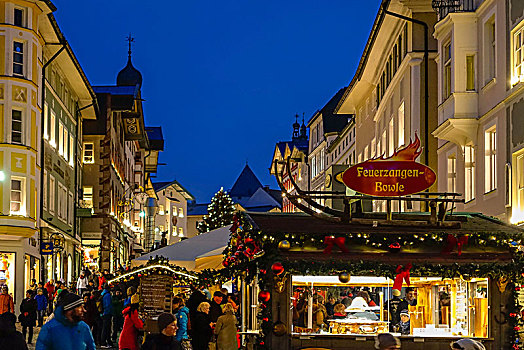 圣诞市场,坏,巴伐利亚,德国