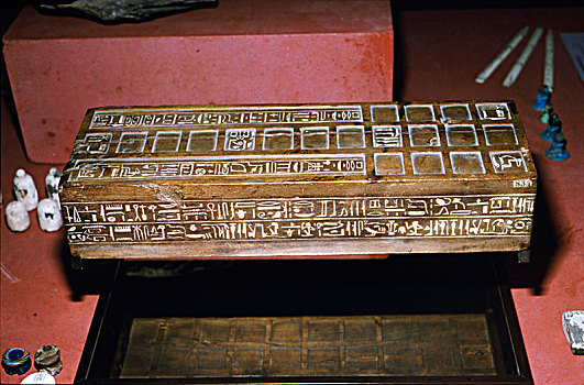 木盒,游戏,埃及,艺术家,未知