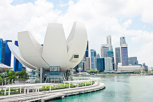 现代建筑,靠近,雕塑,香港