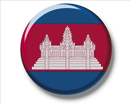 扣,旗帜,柬埔寨