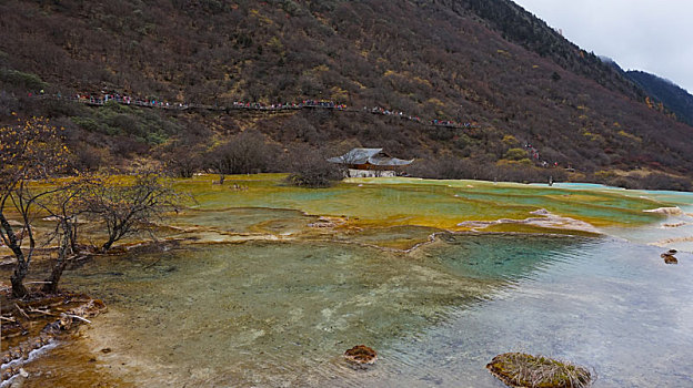 黄龙风景之秋景