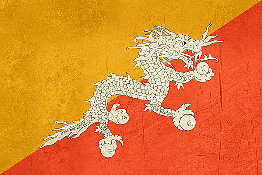低劣,不丹,旗帜