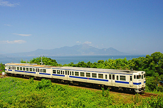 山,线条,熊本,日本