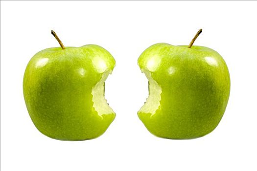 两个,苹果,澳洲青苹果