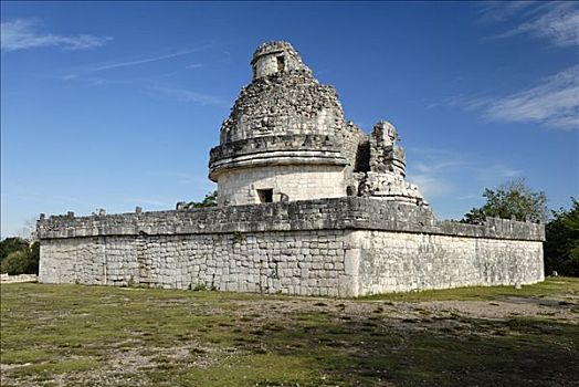 玛雅天文观象台,观测,玛雅,遗迹,奇琴伊察,新,尤卡坦半岛,墨西哥