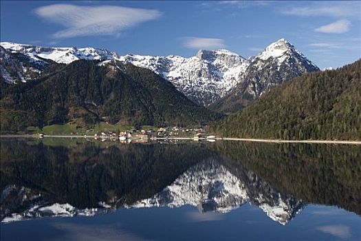 阿亨湖地区,湖,山峦