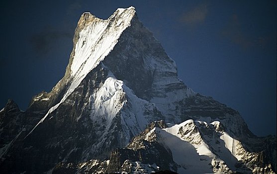 山,安娜普纳,山脉,喜马拉雅山,尼泊尔