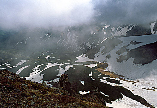 风景,喀尔巴阡山脉,山峦,乌克兰,2008年