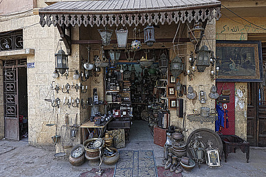 古玩店,开罗,埃及