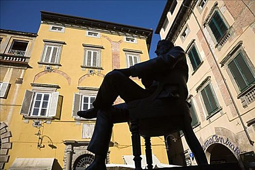 雕塑,卢卡,托斯卡纳,意大利