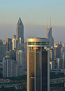 俯瞰上海建筑