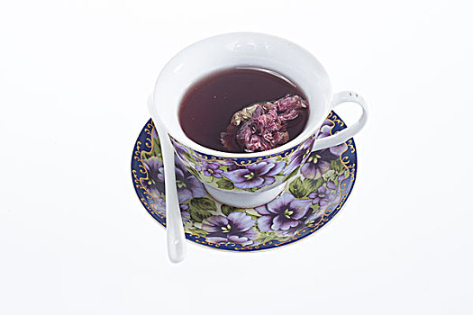 紫罗兰花草茶