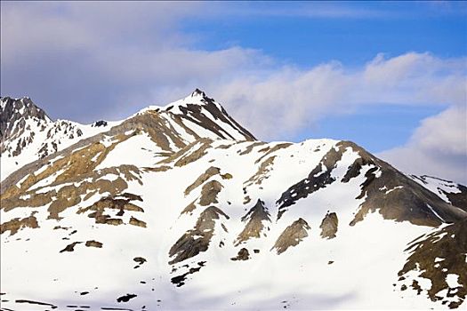 雪,山峦,挪威