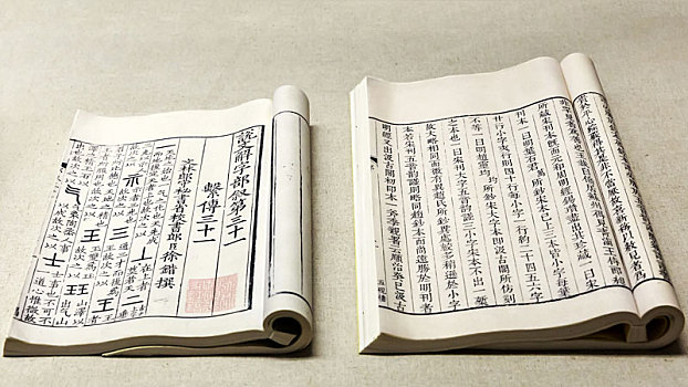 古书典籍说文解字,河南省安阳中国文字博物馆