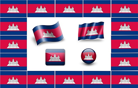 旗帜,柬埔寨,象征