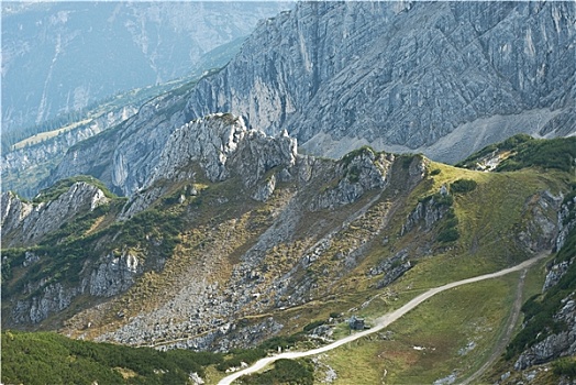 小路,德国,阿尔卑斯山