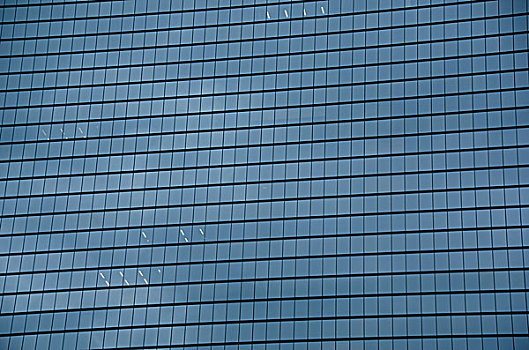 摩天大楼,玻璃幕墙