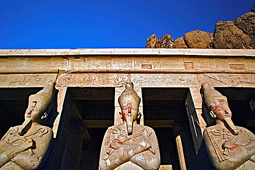 祭庙,皇后,哈特谢普苏特,约旦河西岸,尼罗河,山谷,路克索神庙,埃及