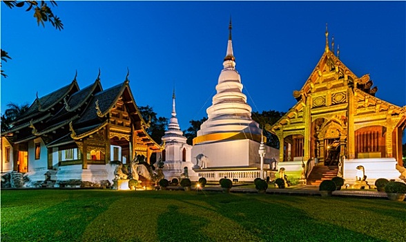 帕辛寺,庙宇,清迈,泰国