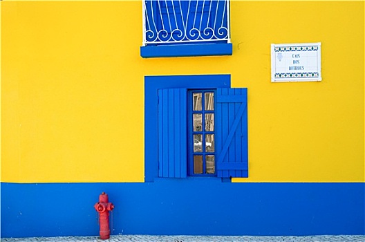 彩色,房子,墙壁