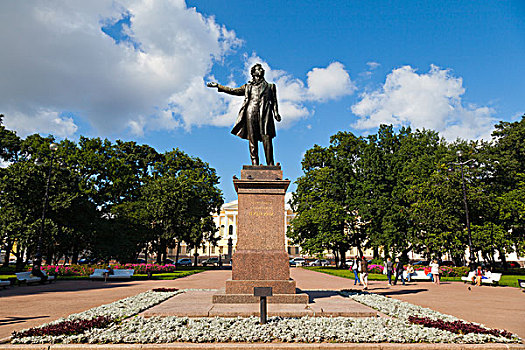 圣彼得堡普希金雕像