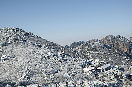 黄山冬季雪景