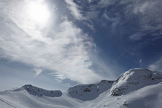 惠斯勒山,冬天,不列颠哥伦比亚省,加拿大