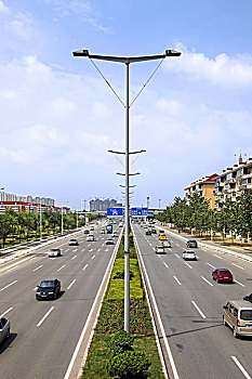天津快速路,东南半环,路灯,交通