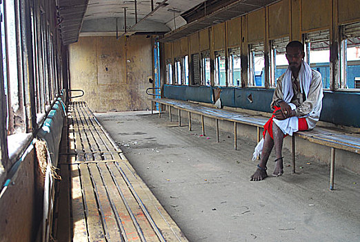 车厢,列车,便宜,火车站,孟加拉,九月,2007年