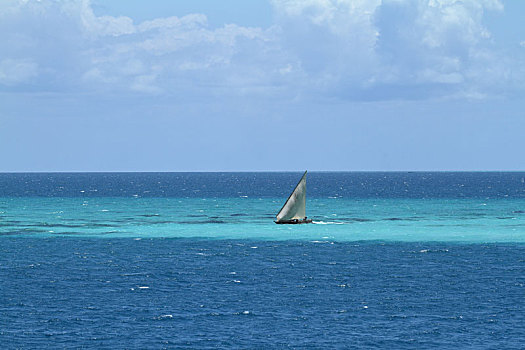 渔船,帆船,印度洋
