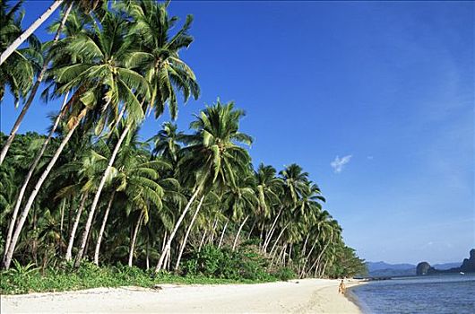 菲律宾,巴拉望岛,埃尔尼多,海滩风景