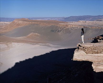 游客,上方,阿塔卡马沙漠