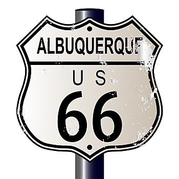 阿布奎基,66号公路,标识
