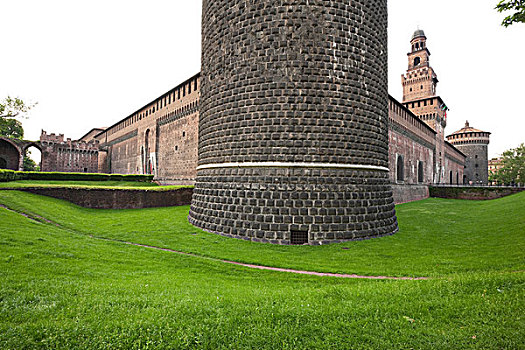 意大利米蘭斯福爾扎城堡