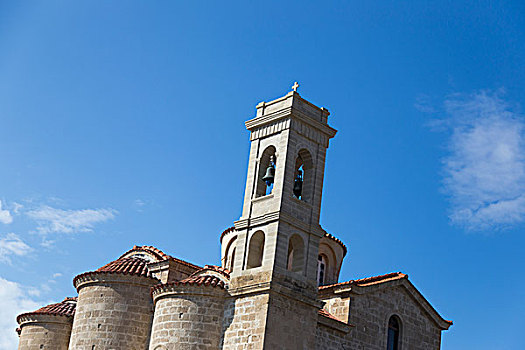 教堂建筑,钟楼,帕福斯,塞浦路斯