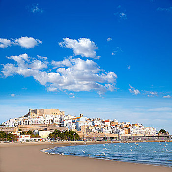 潘尼斯科拉,城堡,海滩,西班牙