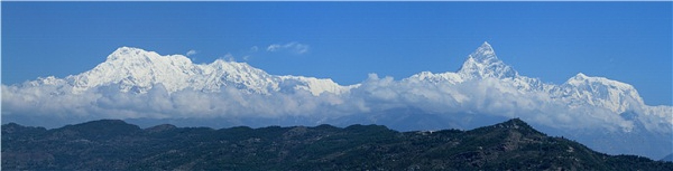 尼泊尔,安纳普尔纳峰,山脉