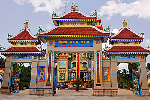 高台神殿,西宁省,越南,东南亚