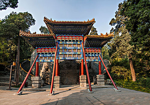 北京北海公园牌楼