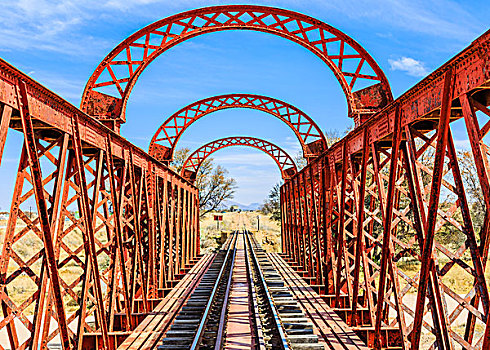 铁路桥,殖民地,建造,区域,纳米比亚,非洲