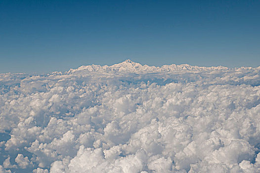 云,珠穆朗玛峰,背景,喜马拉雅山,尼泊尔