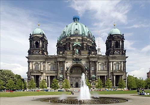 柏林大教堂,公园,柏林,德国,欧洲