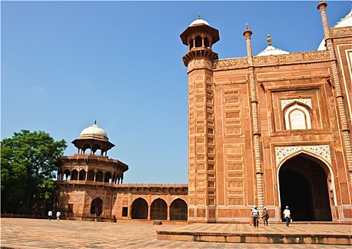 清真寺,泰姬陵,印度