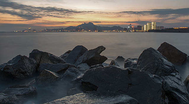 青岛,崂山区沿海