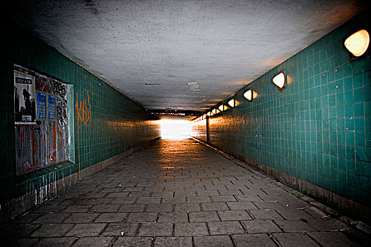 亮光,结束,隧道,斯德哥尔摩,瑞典
