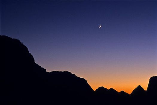 夜空,国王峡谷,国家公园,加利福尼亚,美国