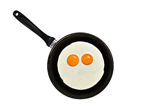 煎鸡蛋,锅,脸,眼睛