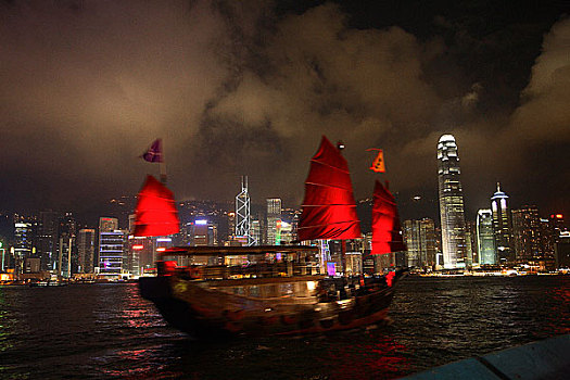 香港回归十周年图片展览－香港夜景